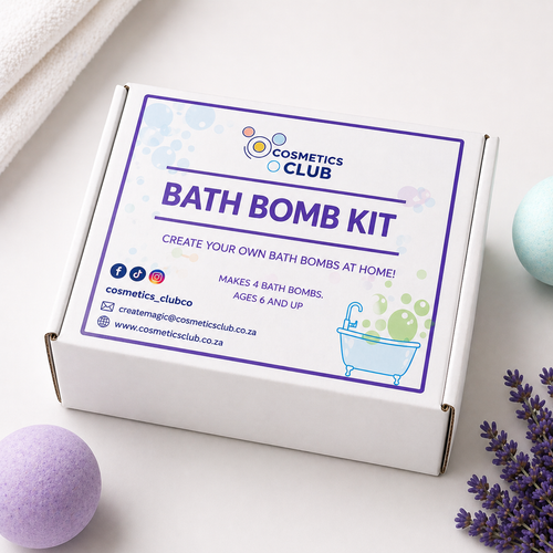 Cosmetics Club Bath Bomb Making Kit in branded white box