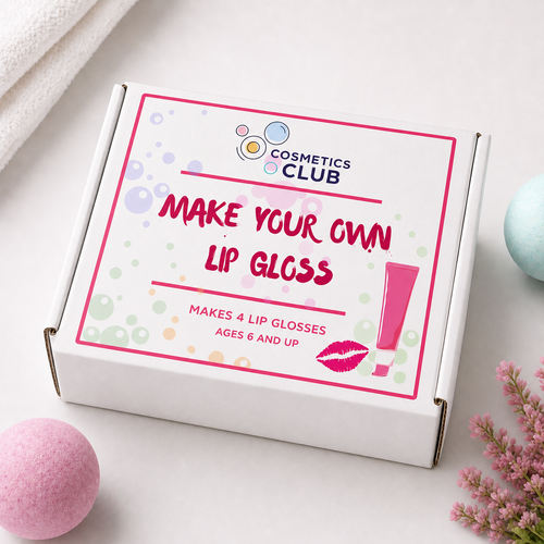 Cosmetics Club Lip Gloss Making Kit in branded white box